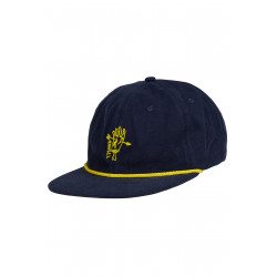 Dustam 6 Panel Cap Navy Gold
