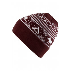 Anuell Santenn Beanie Bordeaux White