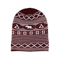 Anuell Santenn Beanie Bordeaux White