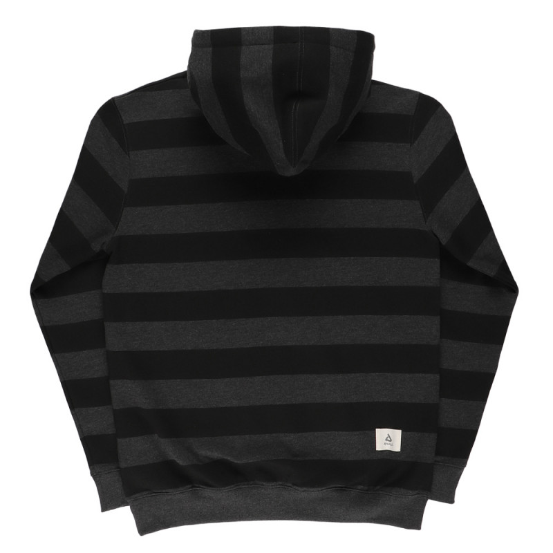 Anuell Roarganic Galmor Hoodie Grey Heather Black Stripes