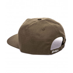 Anuell Mooser Ripstop 6 Panel Cap Brown