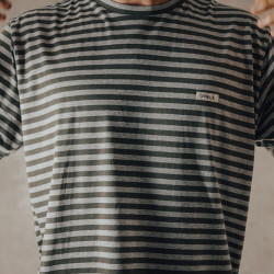Anuell Roarganic Vetrer T-Shirt Olive Stripes