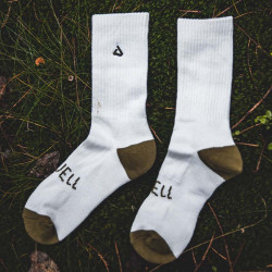 Anuell Heathocks Bamboo Socks Beige Olive