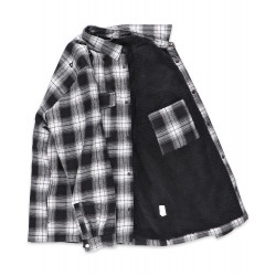 Anuell Hatchet Lined Flanell Jacket Black White