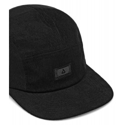 Anuell Riedam 5 Panel Cap Black Corduroy