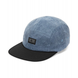 Anuell Riedam 5 Panel Cap Navy Corduroy Black