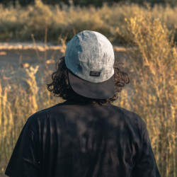 Anuell Riedam 5 Panel Cap Navy Corduroy Black