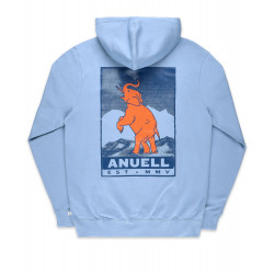 Anuell Benjor Organic Hoodie Light Blue