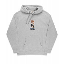 Anuell Flaming Jerry Organic Hoodie Heather Grey