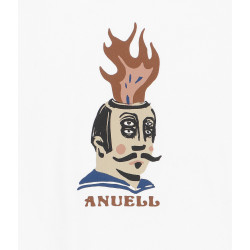Anuell Flaming Jerry Organic T-Shirt White
