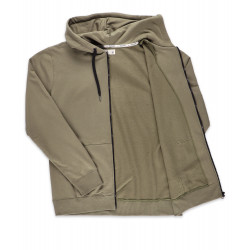 Anuell Yondum Organic Zip-Hoodie Olive