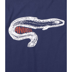 Anuell Slipper Organic T-Shirt Navy