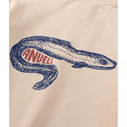 Anuell Slippem Half Zip Organic Sweatshirt Beige