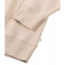 Anuell Slippem Half Zip Organic Sweatshirt Beige
