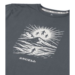 Anuell Passager Organic T-Shirt Charcoal