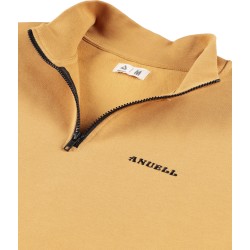 Anuell Tenem Organic Half Zip Sweatshirt Golden Khaki